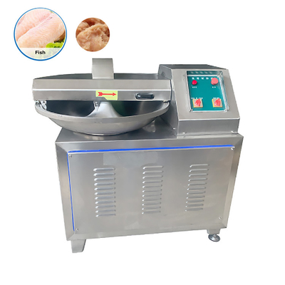 304SS Restaurant Food Preparation Equipment Meat Bowl Chopper Machine Cutter 20L 18kg/batch