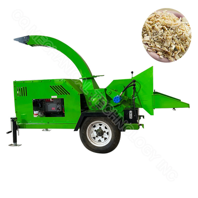 Industrial Tree Branch Wood Chipper Equipment Shredder Machinery For Papermaking