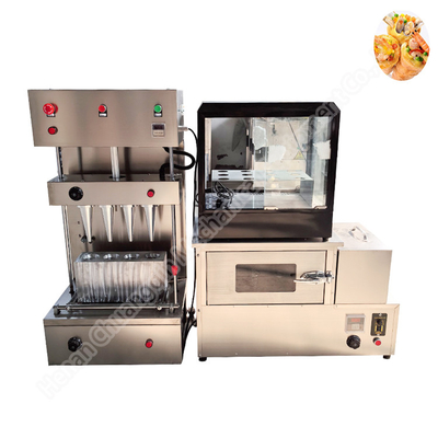 3KW Industrial Food Machines Conical Pizza Former Machine Edible Waffle Cup Maker