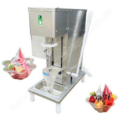 Swirl Drill Gelato Mixer Yogurt Ice Cream Mixture Machine 110V 750W