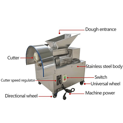 ODM Automatic Industrial Food Machines Pizza Dough Ball Cutting And Rounding Divider